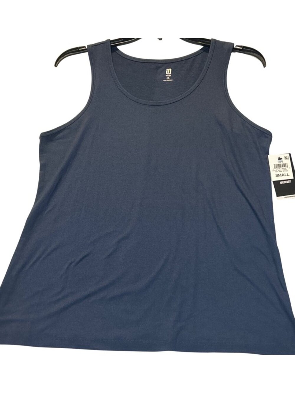Ideology Womens Size Small Navy Blue Performance Tank Top Rapidry Flex Stretch
